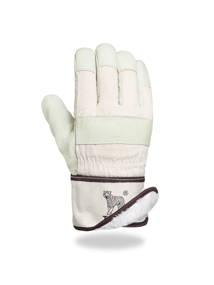 Winterhandschuh Schweinsnarbenleder Tiger – Bild 2