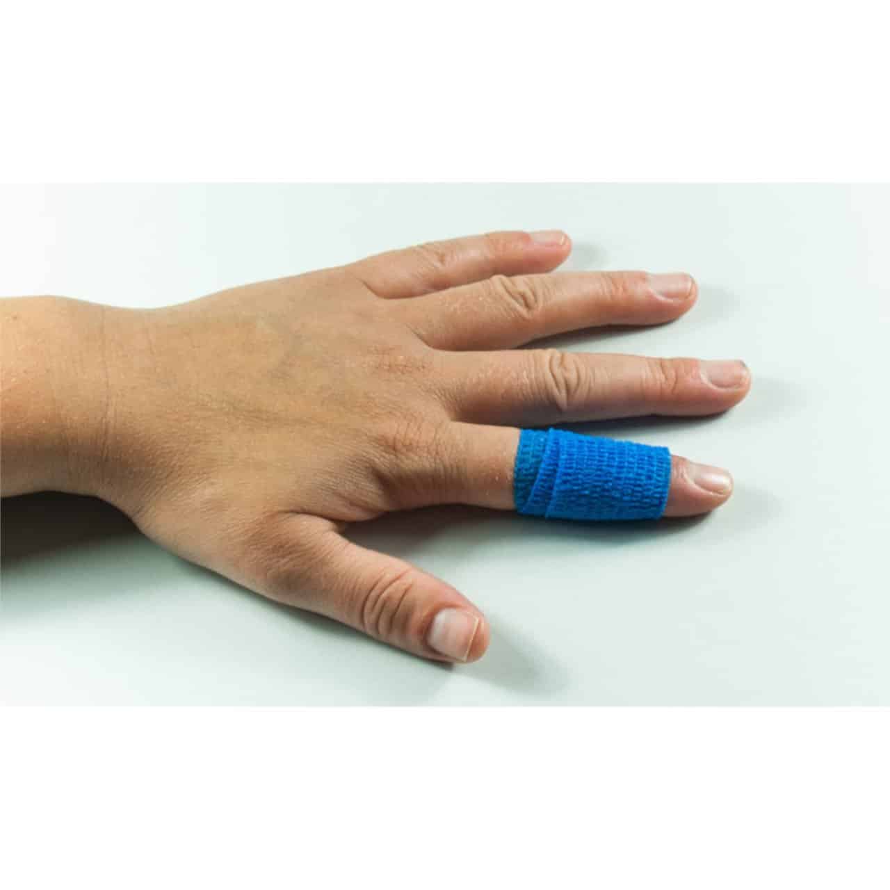 Actiomedic AQUATIC Schnellverband blau 3 cm x 7 m selbsthaftend – Bild 3