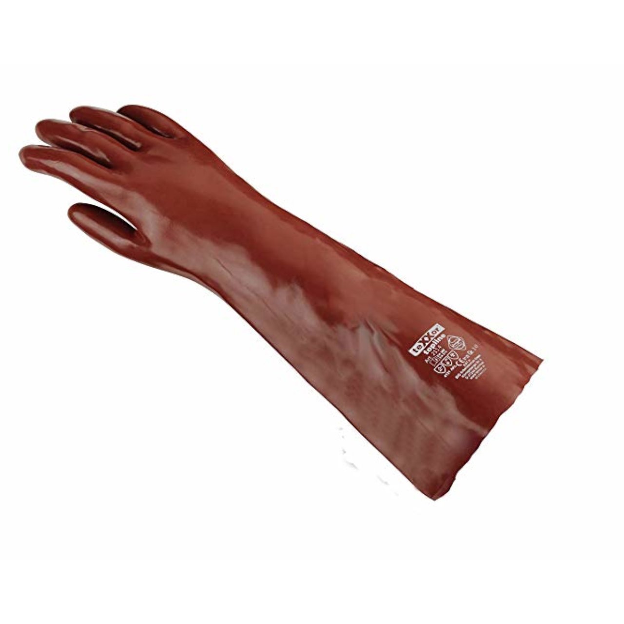 Chemikalien Schutzhandschuh PVC 58 cm, CE CAT 3 – Bild 2