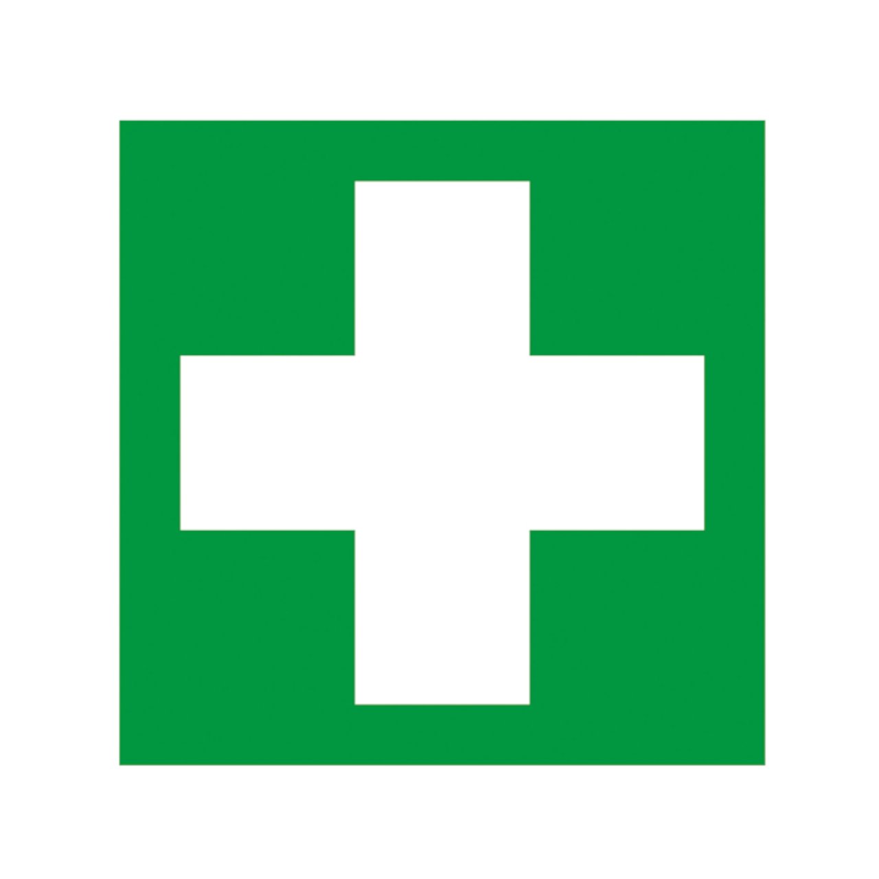 Erste Hilfe Symbol Aufkleber