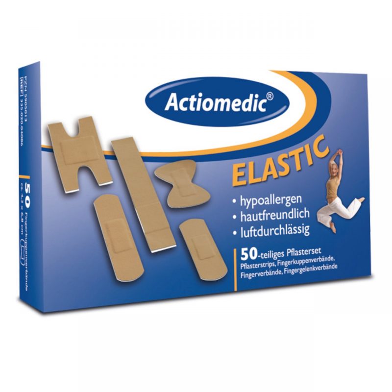 Actiomedic® ELASTIC Pflaster-Set Spezialverbände 50-tlg.