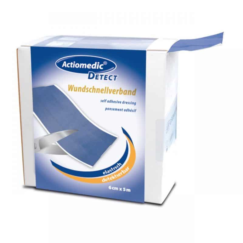 Actiomedic® DETECT Wundschnellverband, elastisch, 6 cm x 5 m