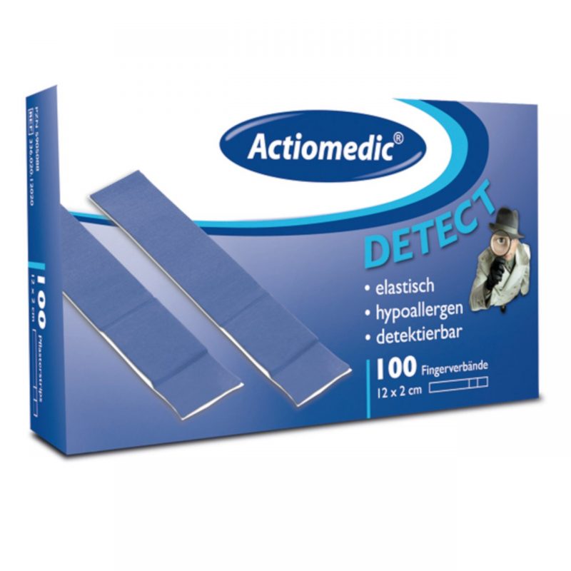 Actiomedic® DETECT Fingerverbände, elastisch, 12 x 2 cm