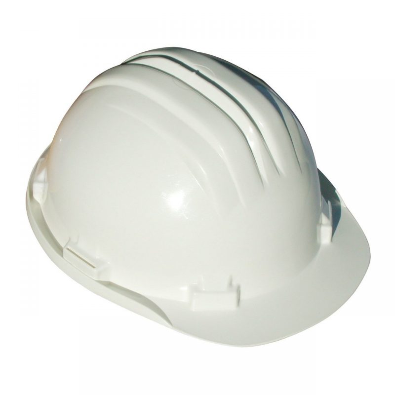 Schutzhelm aus Polyethylen 6 Punkt weiß