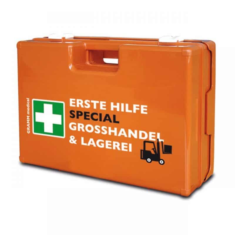 Verbandkoffer MULTI mit DIN-Füllung 13 157 SPECIAL Großhandel + Lagerei