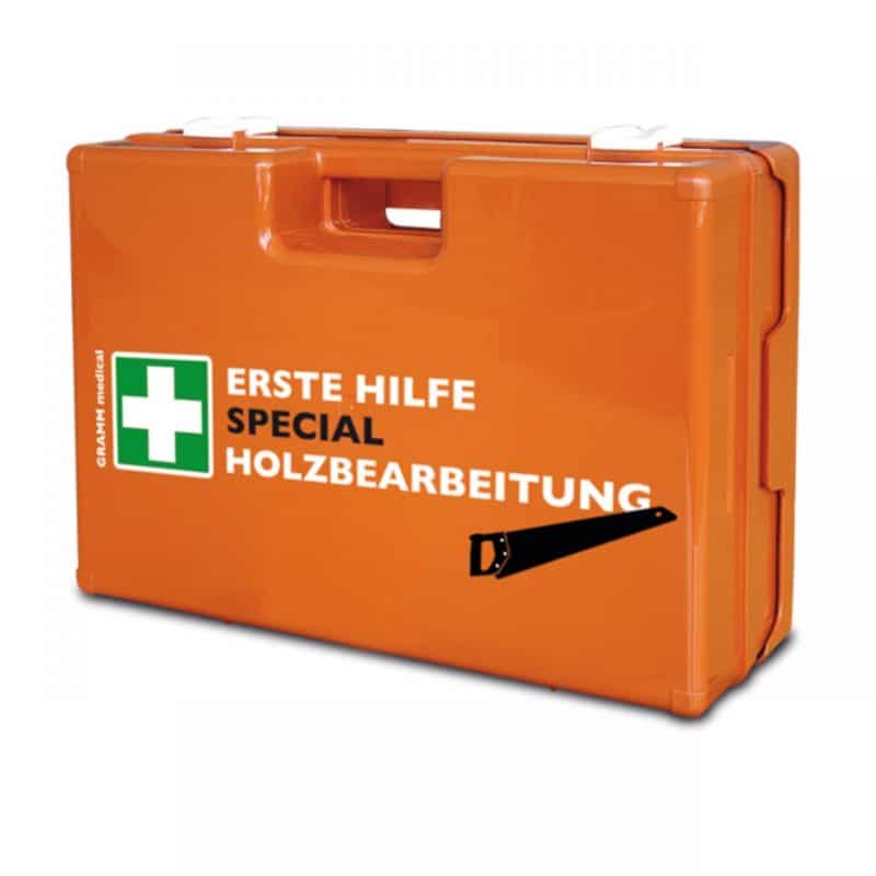 Verbandkoffer MULTI mit DIN-Füllung 13 157 SPECIAL Holzverarbeitung