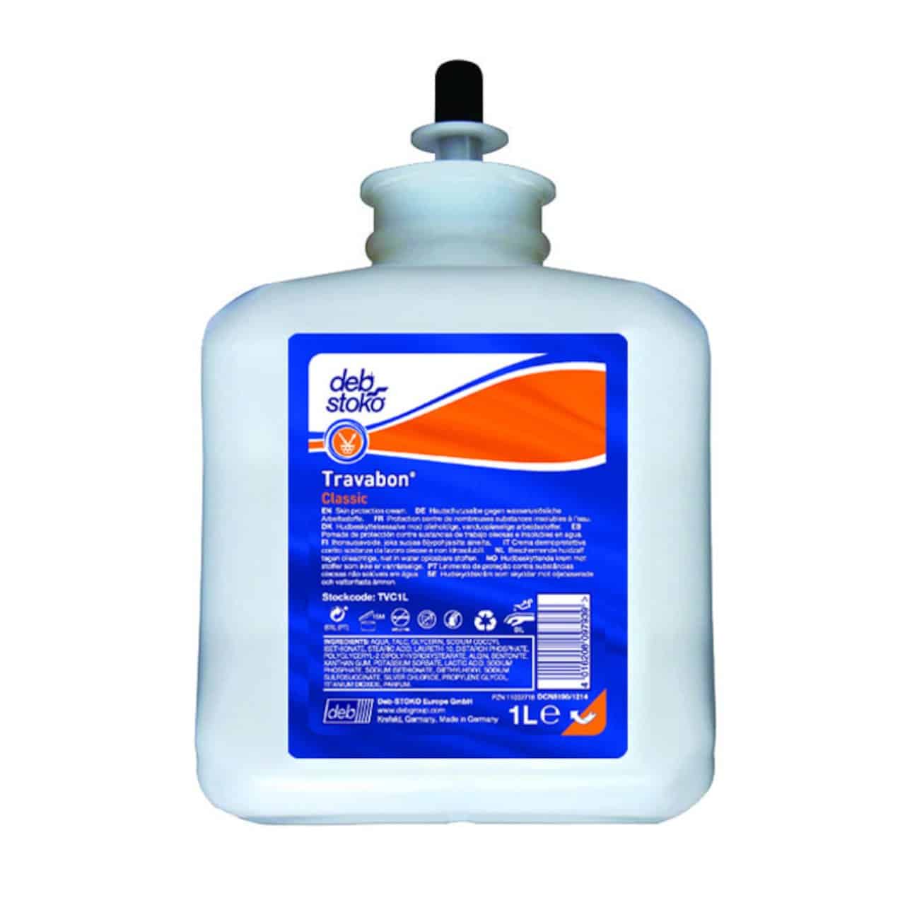 Travabon Classic 1L Spezial-Hautschutzcreme TVC1L – Bild 2