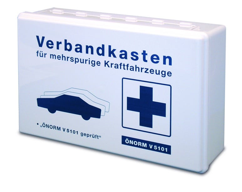 Auto-Verbandkasten inkl. ÖNORM V5101, weiß