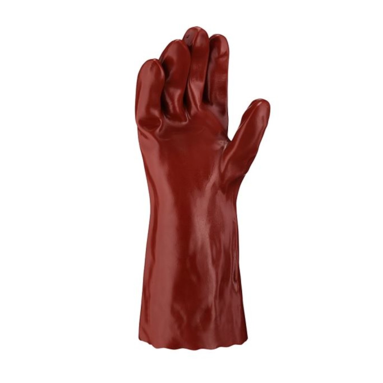 PVC Handschuh rotbraun 35 cm – Bild 2