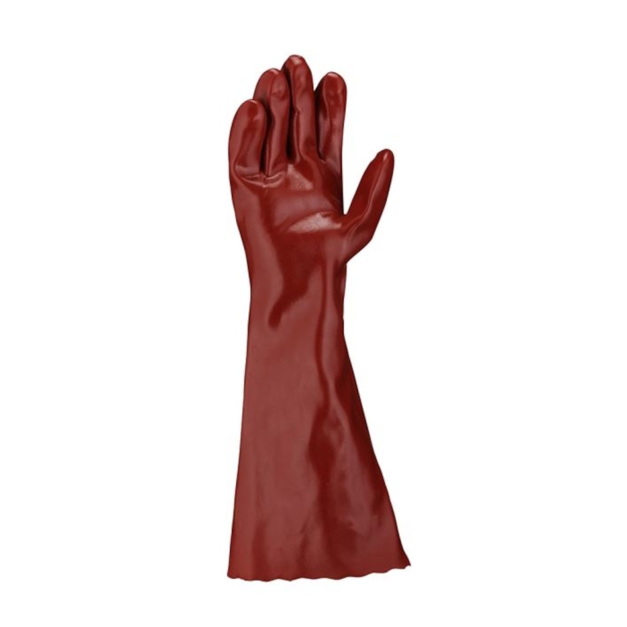 PVC Handschuh rotbraun 45 cm – Bild 2