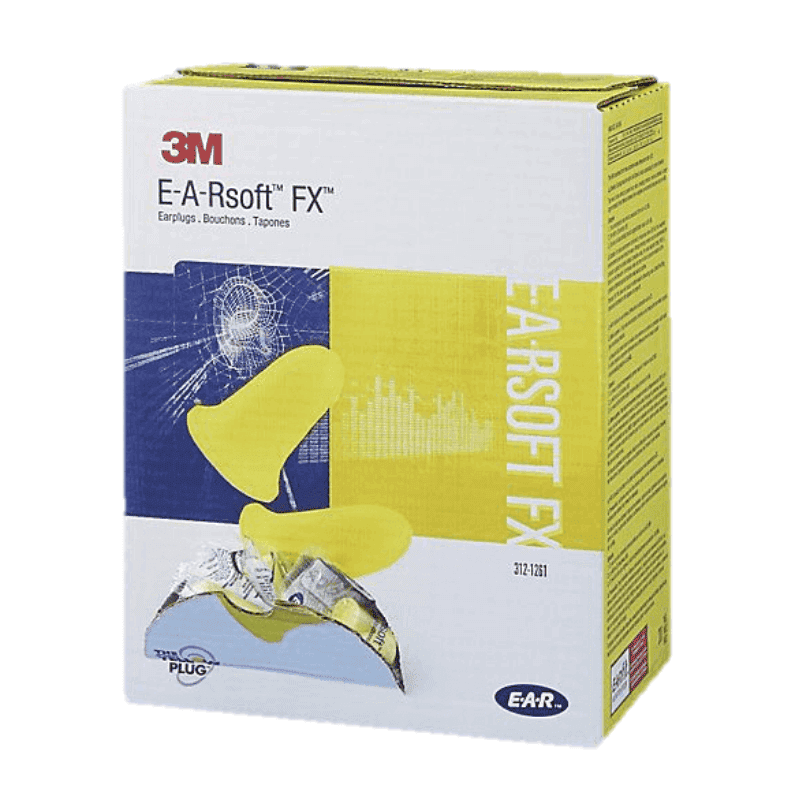 3M EAR Soft Gehörschutzstöpsel FX SNR 39 dB(A), 200 Paar im Spenderkarton – Bild 4