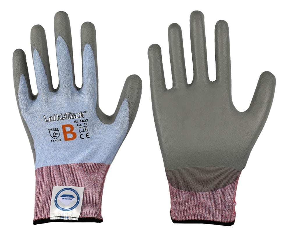 Schnittschutzhandschuh mit PU Beschichtung, Schnittschutzlevel B