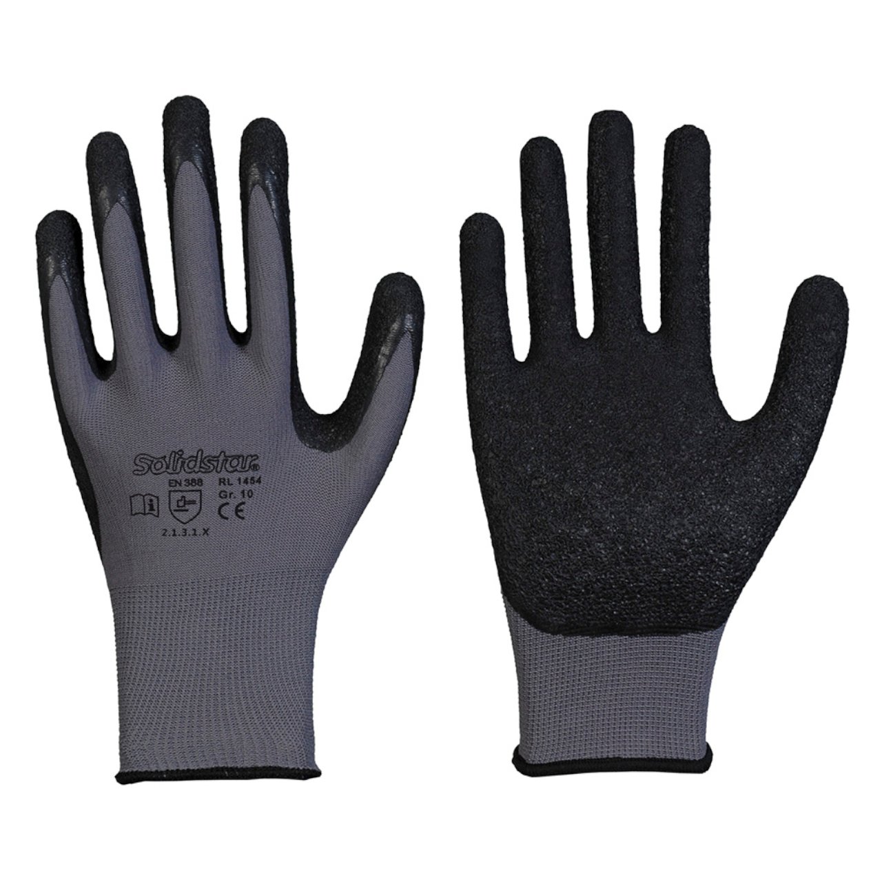 Nylon Feinstrick Arbeitshandschuh mit Latex Beschichtung