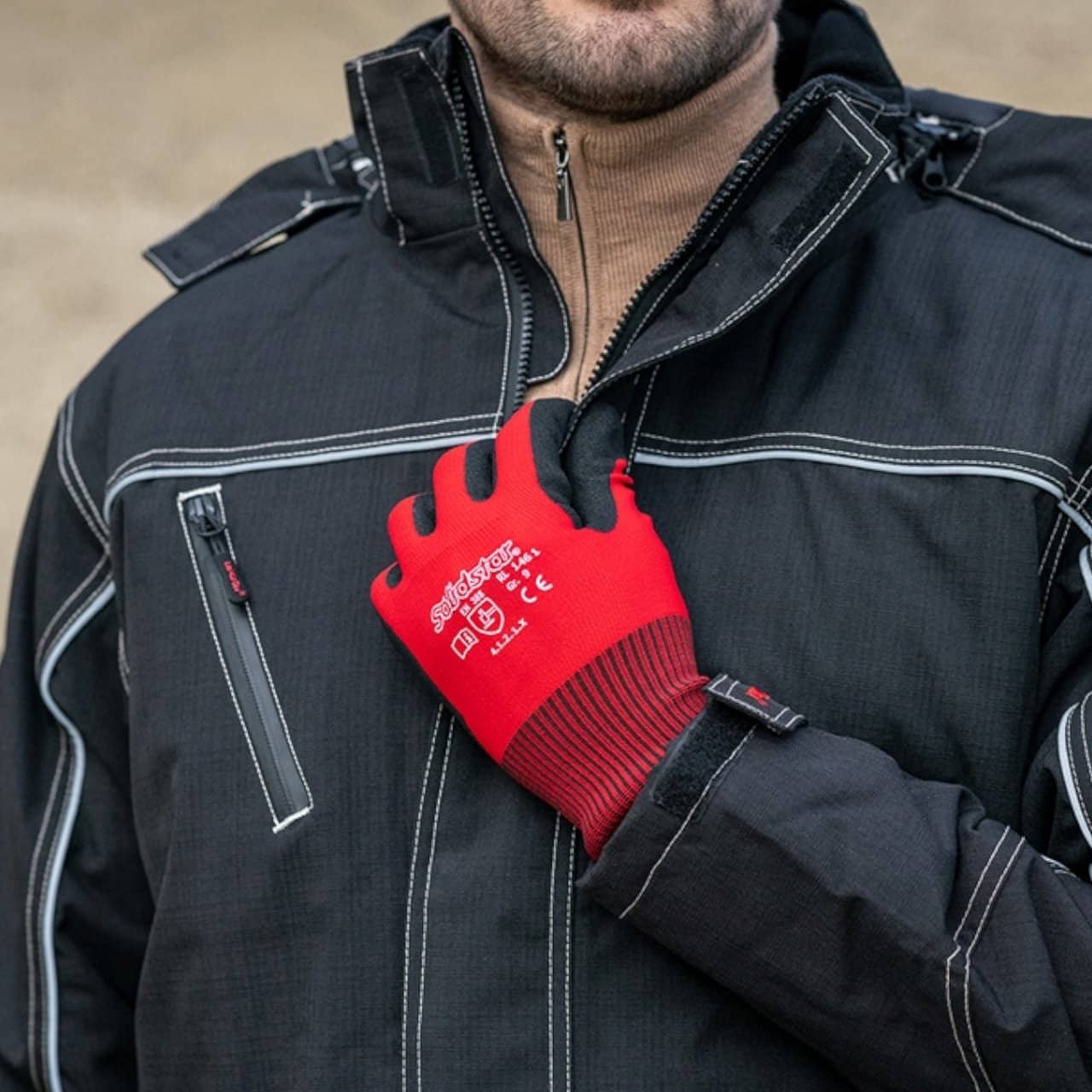 TOP Nitril Grip Arbeitshandschuh – Bild 2