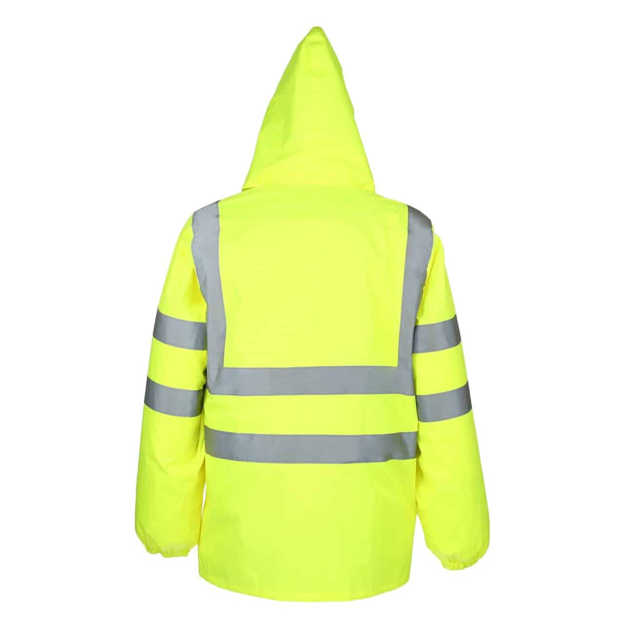 Warnschutz Regenjacke neongelb – Bild 2
