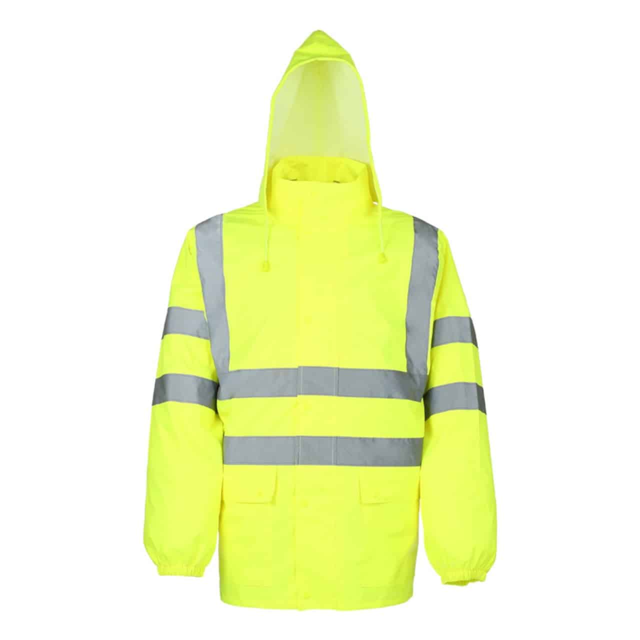 Warnschutz Regenjacke neongelb