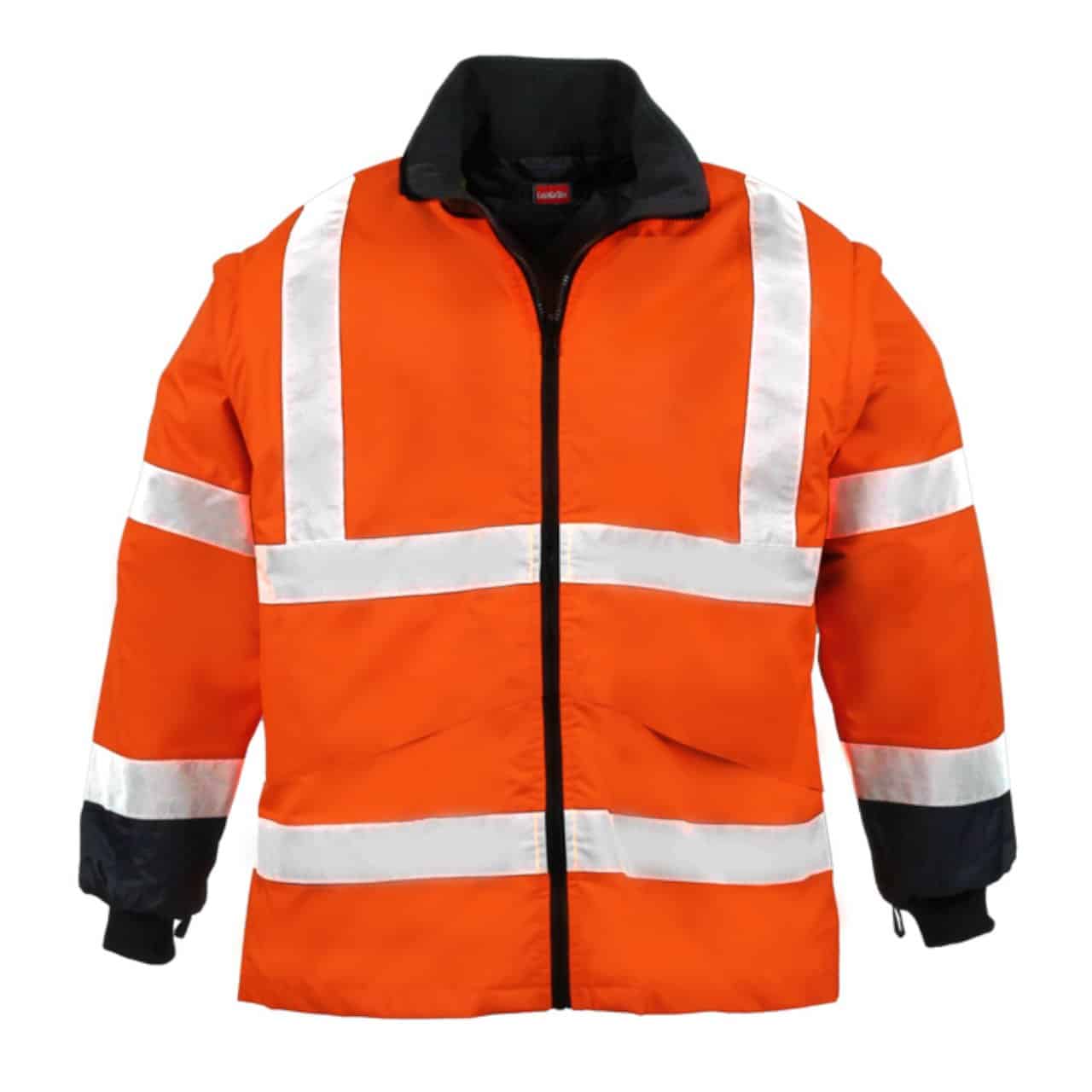 4 in 1 Warnschutzparka Stonefield orange nach EN 20471 und EN 343 – Bild 2