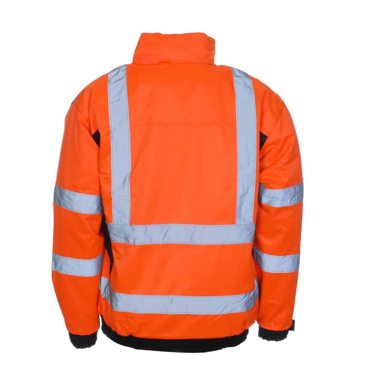 Warnschutzjacke orange schwarz – Bild 2