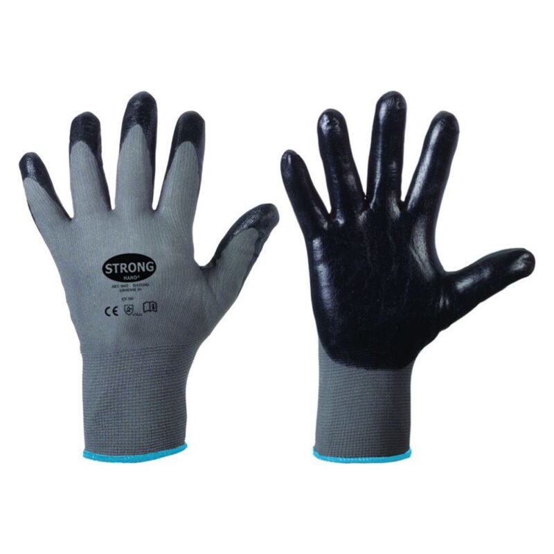 Nylon Feinstrick Handschuh mit Nitril Schaum Beschichtung