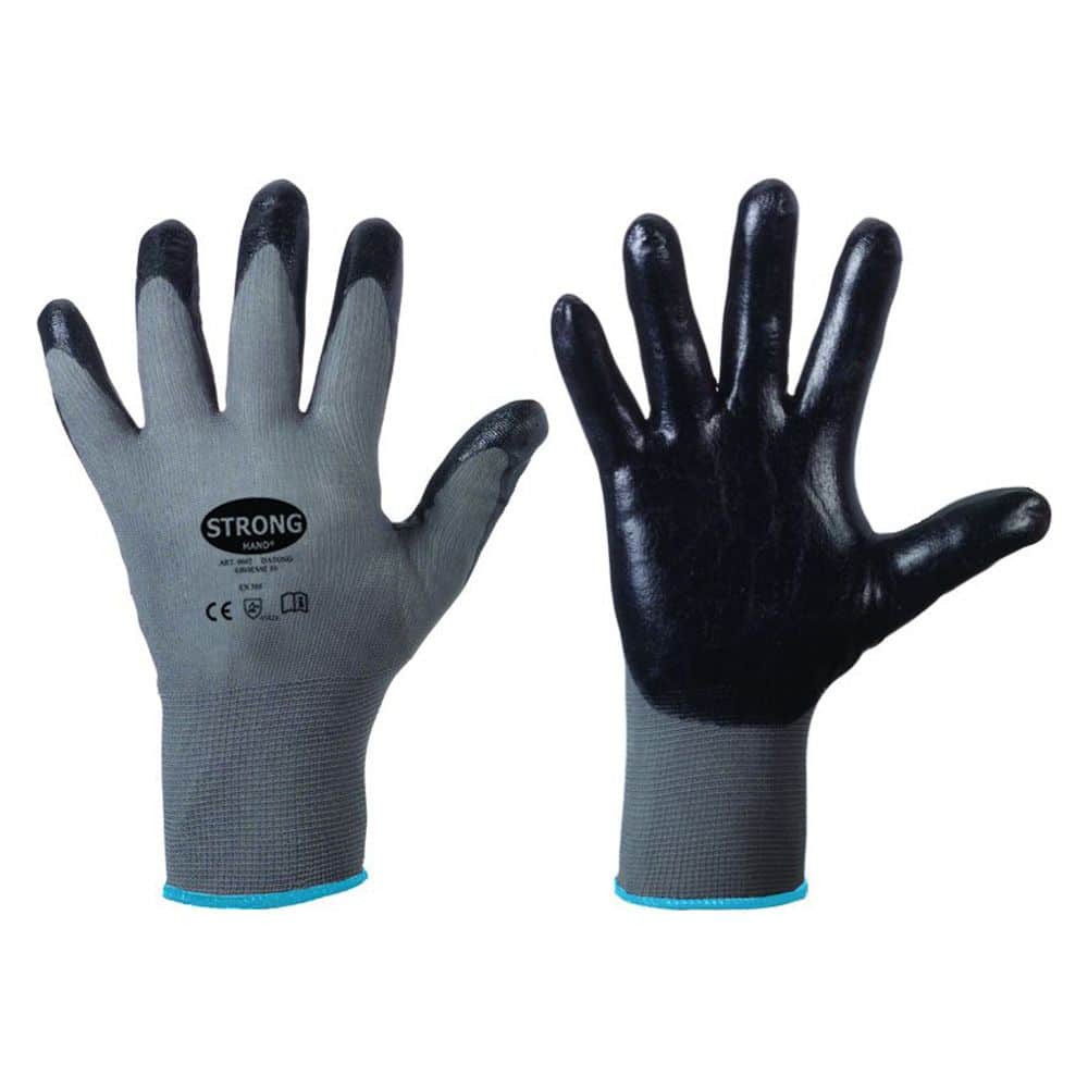 Nylon Feinstrick Handschuh mit Nitril Schaum Beschichtung