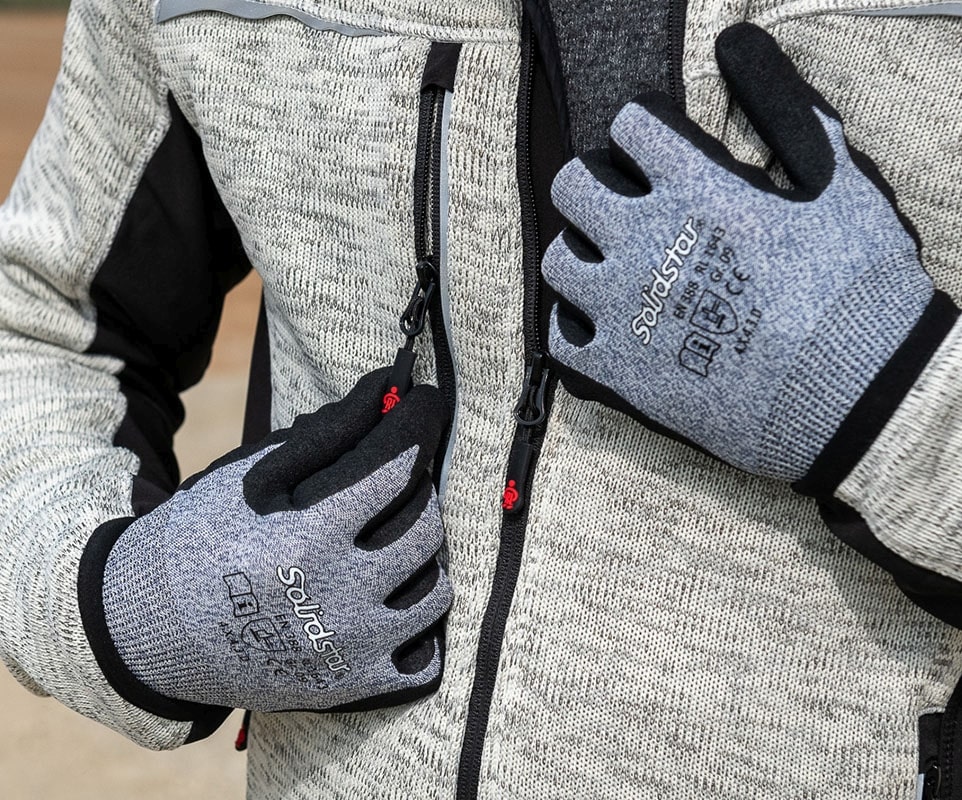 Schnittschutzhandschuh Solidstar, Schnittschutzlevel D – Bild 3
