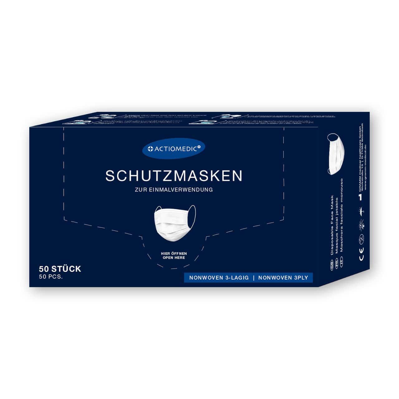 Schutzmasken zur Einmalverwendung DIN EN 14683:2019 TYP II – Bild 3