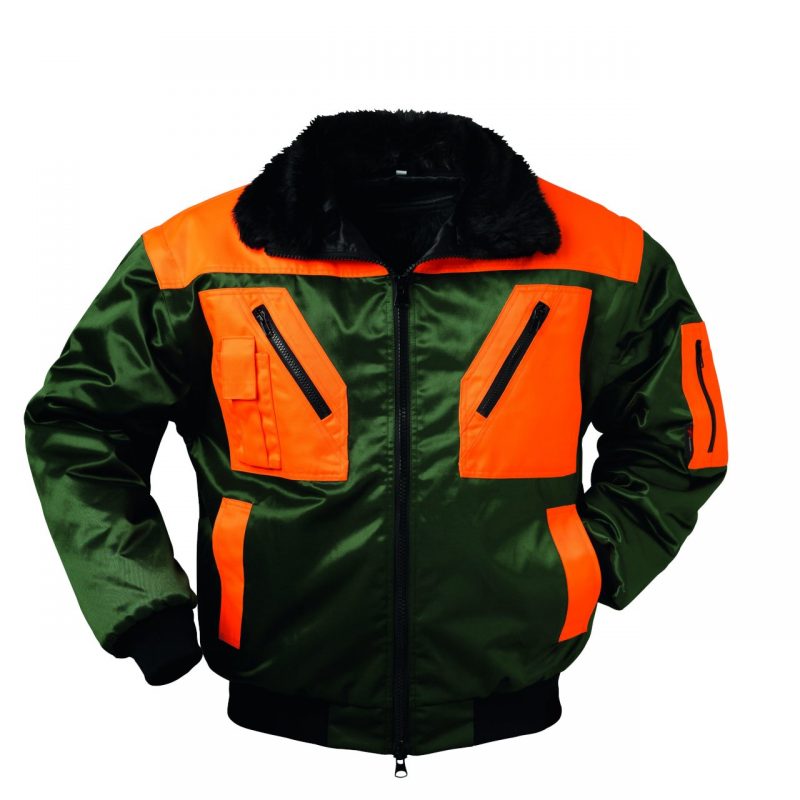 Waldarbeiter Pilotjacke Rotdorn