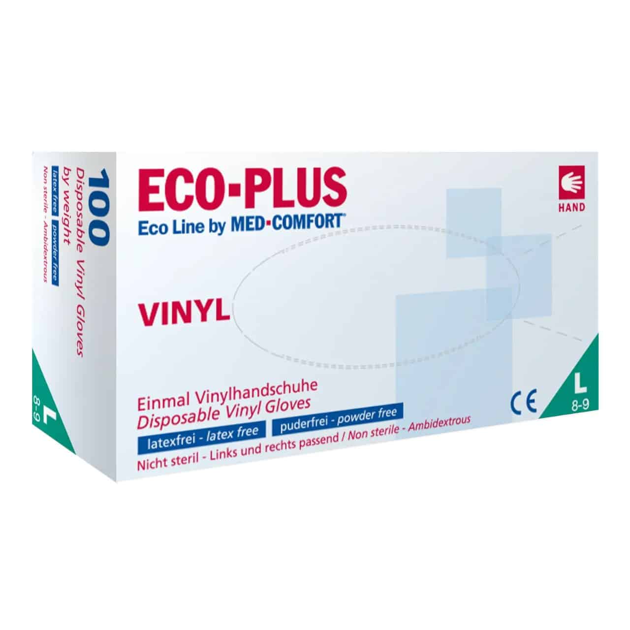 Vinylhandschuhe Eco Plus - 100er BOX - Med Comfort - Ampri – Bild 2