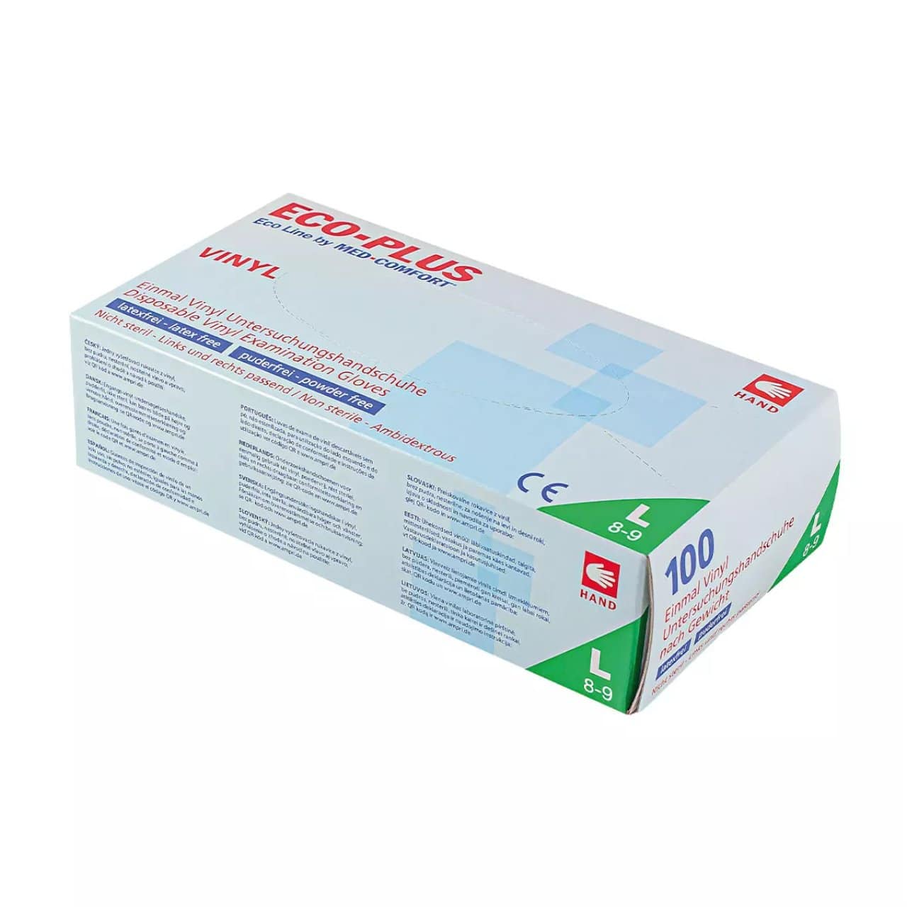 Vinylhandschuhe Eco Plus - 100er BOX - Med Comfort - Ampri – Bild 4