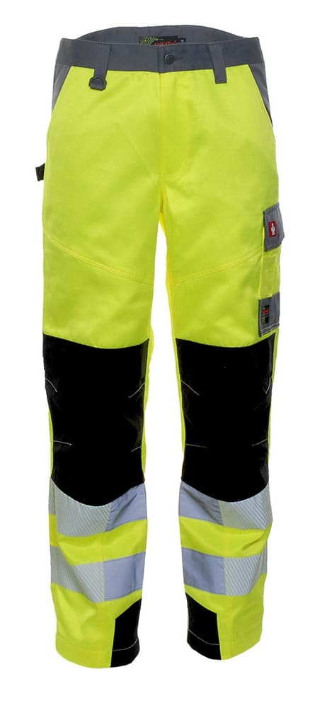 LeiKaTex® | BRIGHT LINE | Bundhose | neongelb/grau
