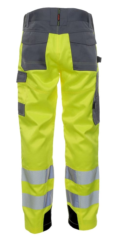 LeiKaTex® | BRIGHT LINE | Bundhose | neongelb/grau – Bild 3