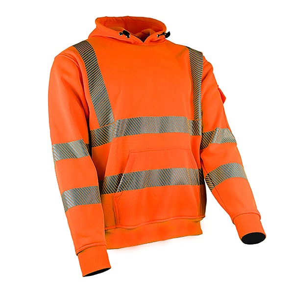 LeiKaTex® | HOODIE | Kapuzen-Sweatshirt | Warnschutz | warnorange – Bild 5