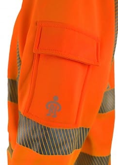 LeiKaTex® | HOODIE | Kapuzen-Sweatshirt | Warnschutz | warnorange – Bild 6
