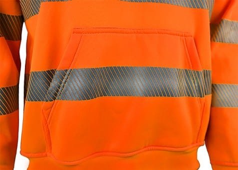 LeiKaTex® | HOODIE | Kapuzen-Sweatshirt | Warnschutz | warnorange – Bild 7