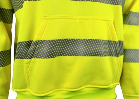 LeiKaTex® | HOODIE | Kapuzen-Sweatshirt | Warnschutz | neongelb – Bild 7