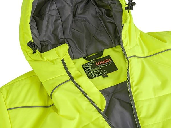 LeiKaTex® | BRIGHT LINE | Steppjacke | Warnschutz I neongelb – Bild 4