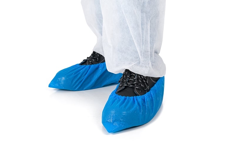 Überziehschuh | Einweg | Cast Polyethylen CPE | blau