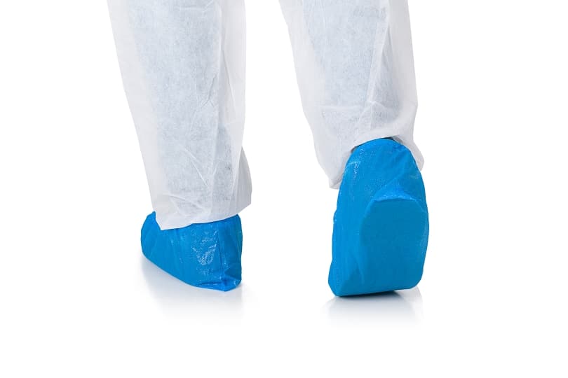 Überziehschuh | Einweg | Cast Polyethylen CPE | blau – Bild 3