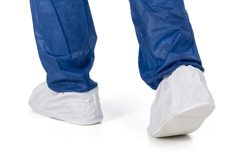 LeiKaTech® | Überziehschuh | Einweg | PP-Spinnvlies, rutschhemmende Sohle – Bild 3