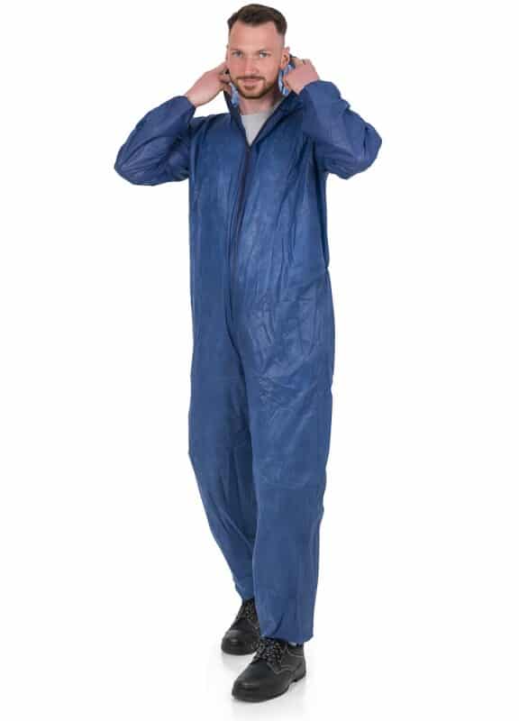 LeiKaTex® PP Overall Einweg (Polypropylen) blau