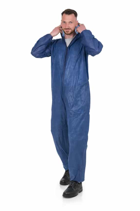 LeiKaTex® PP Overall Einweg (Polypropylen) blau
