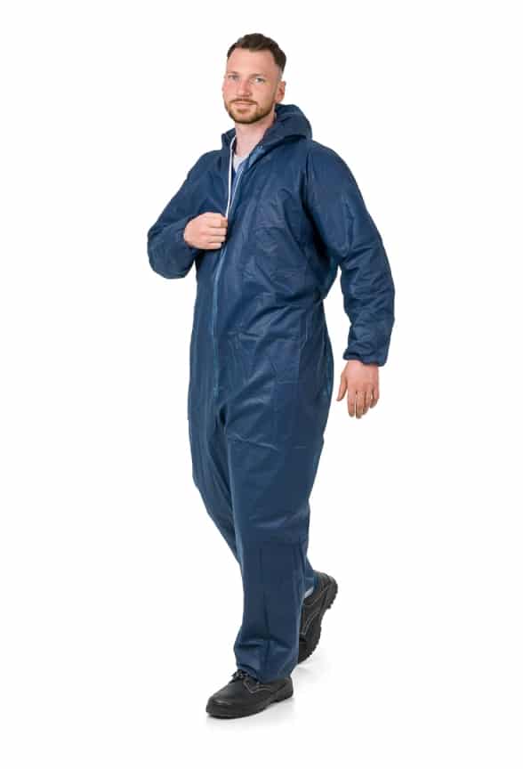 LeiKaTex® PP Overall Einweg (Polypropylen) blau – Bild 5
