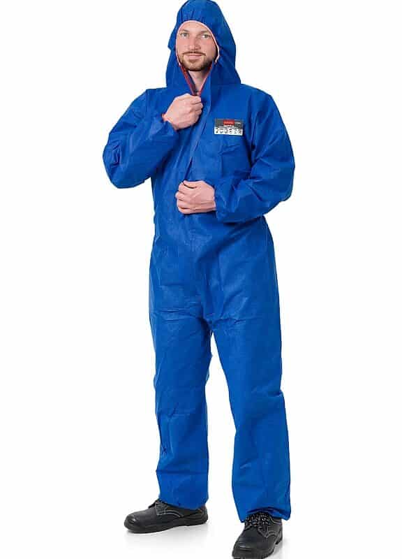 LeiKaTex® | Schutzanzug | Einweg | flammhemmend FR blau