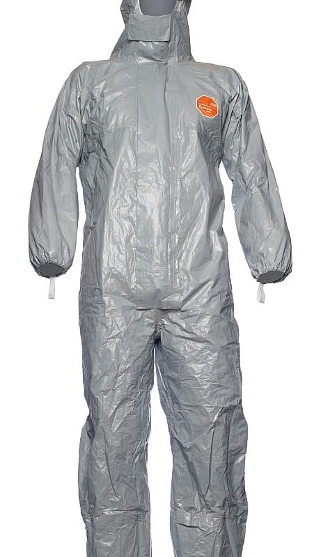 Chemikalien Schutzanzug DuPont™ Tychem® 6000 F Grau • CAT III • Type 3B/4B/5B/6B TFCHA5TGY00