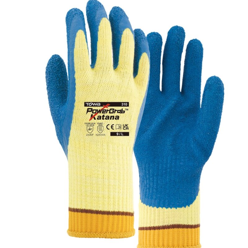 TOWA® Aramid Strickhandschuhe PowerGrab® Katana Schnittschutzklasse F