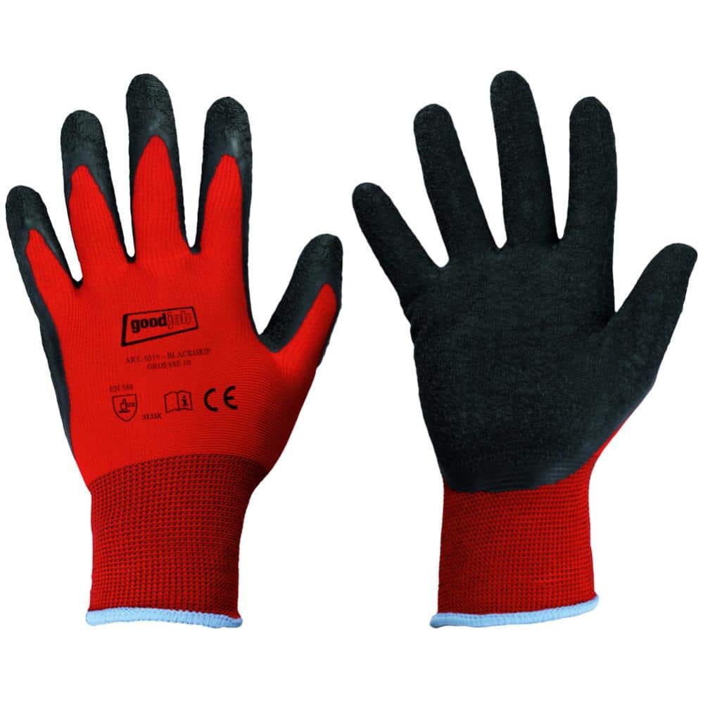 GOODJOB® Feinstrickhandschuh mit Latex Beschichtung