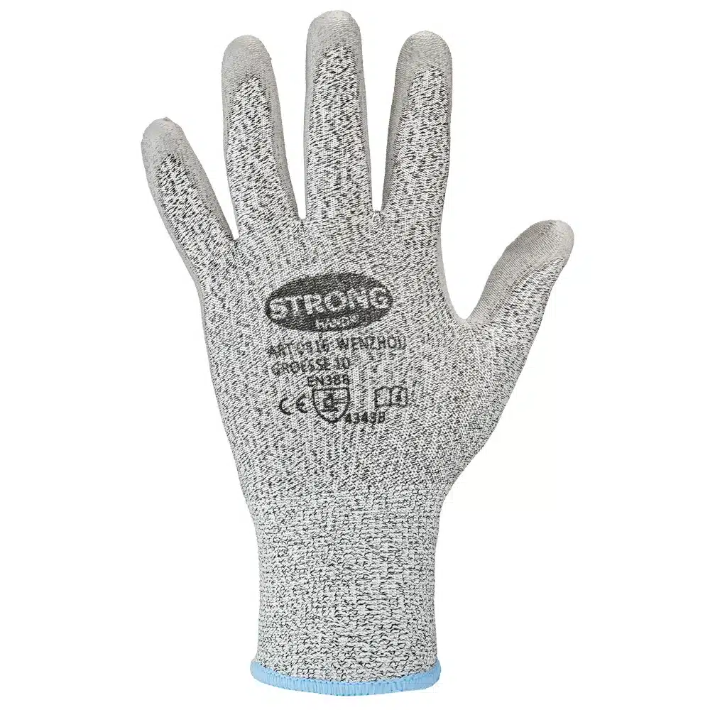Feinstrick Schnittschutzhandschuh mit PU Beschichtung, Schnittschutzlevel B – Bild 2